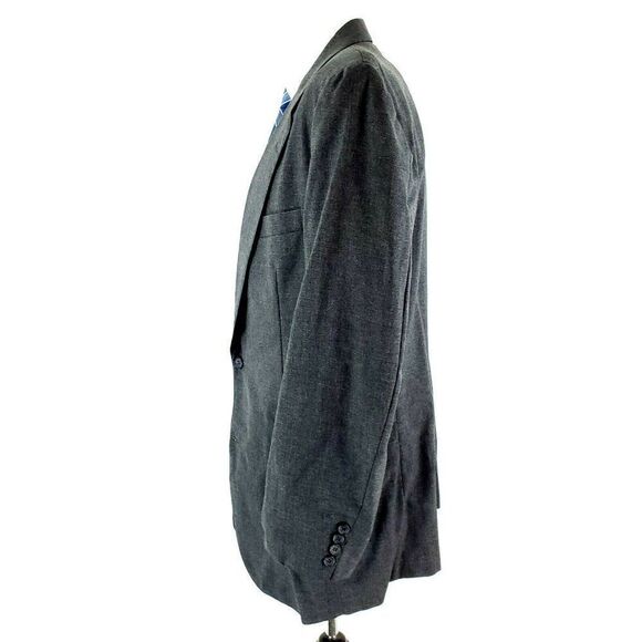 Vintage Southwick USA Wool 2 Button Blazer 42R Gra - Picture 5 of 10